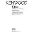 KENWOOD D-S300 Instrukcja Obsługi