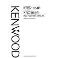 KENWOOD KRC-1054R Instrukcja Obsługi