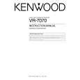 KENWOOD VR7070A Instrukcja Obsługi