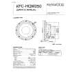 KENWOOD KFCHQW250 Instrukcja Serwisowa