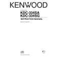 KENWOOD KDC-334SA Instrukcja Obsługi