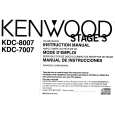 KENWOOD KDC7007 Instrukcja Obsługi