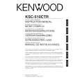 KENWOOD KSC-510CTR Instrukcja Obsługi