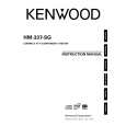 KENWOOD HM-337-SG Instrukcja Obsługi