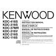 KENWOOD KDC316S Instrukcja Obsługi
