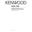 KENWOOD KAC746 Instrukcja Obsługi