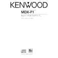 KENWOOD MDX-F1 Instrukcja Obsługi