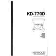 KENWOOD KD770D Instrukcja Obsługi