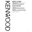 KENWOOD KRC-270N Instrukcja Obsługi