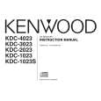 KENWOOD KDC-3023 Instrukcja Obsługi