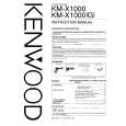 KENWOOD KMX1000 Instrukcja Obsługi