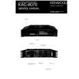 KENWOOD KAC8070 Instrukcja Serwisowa