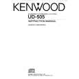 KENWOOD UD505 Instrukcja Obsługi