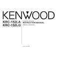 KENWOOD KRC-152LA Instrukcja Obsługi