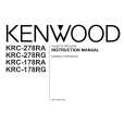 KENWOOD KRC-178RA Instrukcja Obsługi