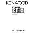 KENWOOD KVT-837DVD Instrukcja Obsługi