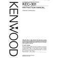 KENWOOD KEC301 Instrukcja Obsługi