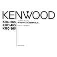 KENWOOD KRC-465 Instrukcja Obsługi