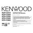 KENWOOD KDVC810 Instrukcja Obsługi