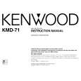 KENWOOD KMD71 Instrukcja Obsługi