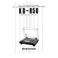 KENWOOD KD-850 Instrukcja Obsługi