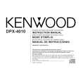 KENWOOD DPX4010 Instrukcja Obsługi