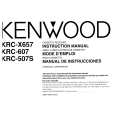 KENWOOD KRCX657 Instrukcja Obsługi