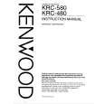 KENWOOD KRC580 Instrukcja Obsługi