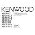 KENWOOD KDC-308A Instrukcja Obsługi