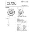 KENWOOD KFC178D Instrukcja Serwisowa