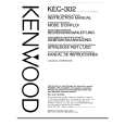KENWOOD KEC302 Instrukcja Obsługi