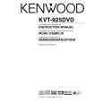 KENWOOD KVT-925DVD Instrukcja Obsługi