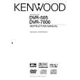 KENWOOD DVR505 Instrukcja Obsługi