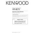 KENWOOD VR8070 Instrukcja Obsługi