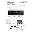 KENWOOD KDC75R Instrukcja Serwisowa