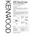 KENWOOD KR794 Instrukcja Obsługi