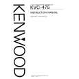 KENWOOD KVC-475 Instrukcja Obsługi