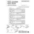 KENWOOD KDC225 Instrukcja Serwisowa