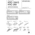 KENWOOD KRC289 Instrukcja Serwisowa