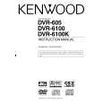 KENWOOD DVR605 Instrukcja Obsługi