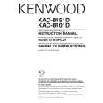 KENWOOD KAC8101D Instrukcja Obsługi
