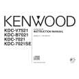 KENWOOD KDC-V7521 Instrukcja Obsługi