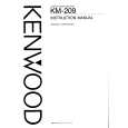 KENWOOD KM209 Instrukcja Obsługi