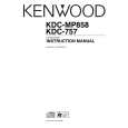 KENWOOD KDC-MP858 Instrukcja Obsługi