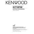 KENWOOD KVTM700 Instrukcja Obsługi