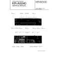 KENWOOD KRA5040 Instrukcja Serwisowa