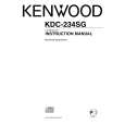 KENWOOD KDC-234SG Instrukcja Obsługi