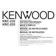 KENWOOD KRC225 Instrukcja Obsługi
