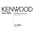 KENWOOD KDC-Z939 Instrukcja Obsługi