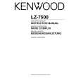 KENWOOD LZ-7500 Instrukcja Obsługi